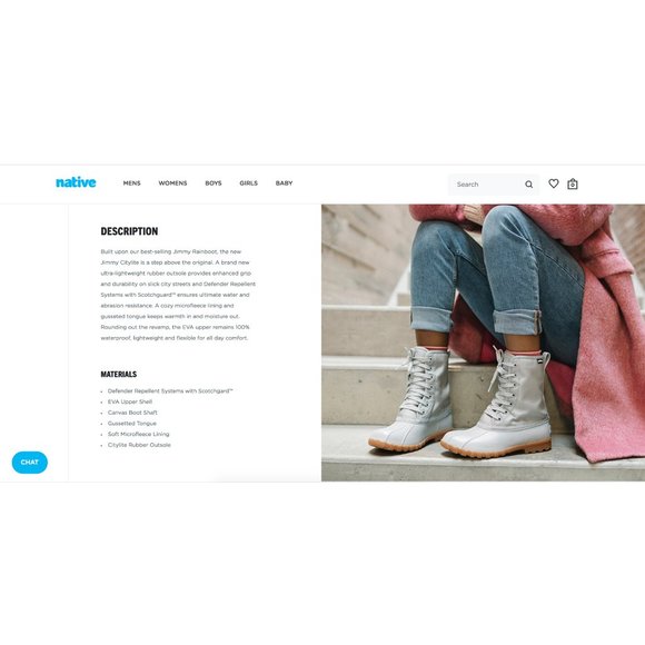 Native Shoes Fire Red Jimmy Boot Womens Size 6 - Picture 11 of 11